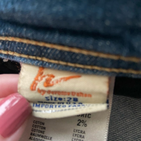 Citizens of Humanity Ingrid #002 stretch low waist flare jean Y2K - Picture 7 of 9